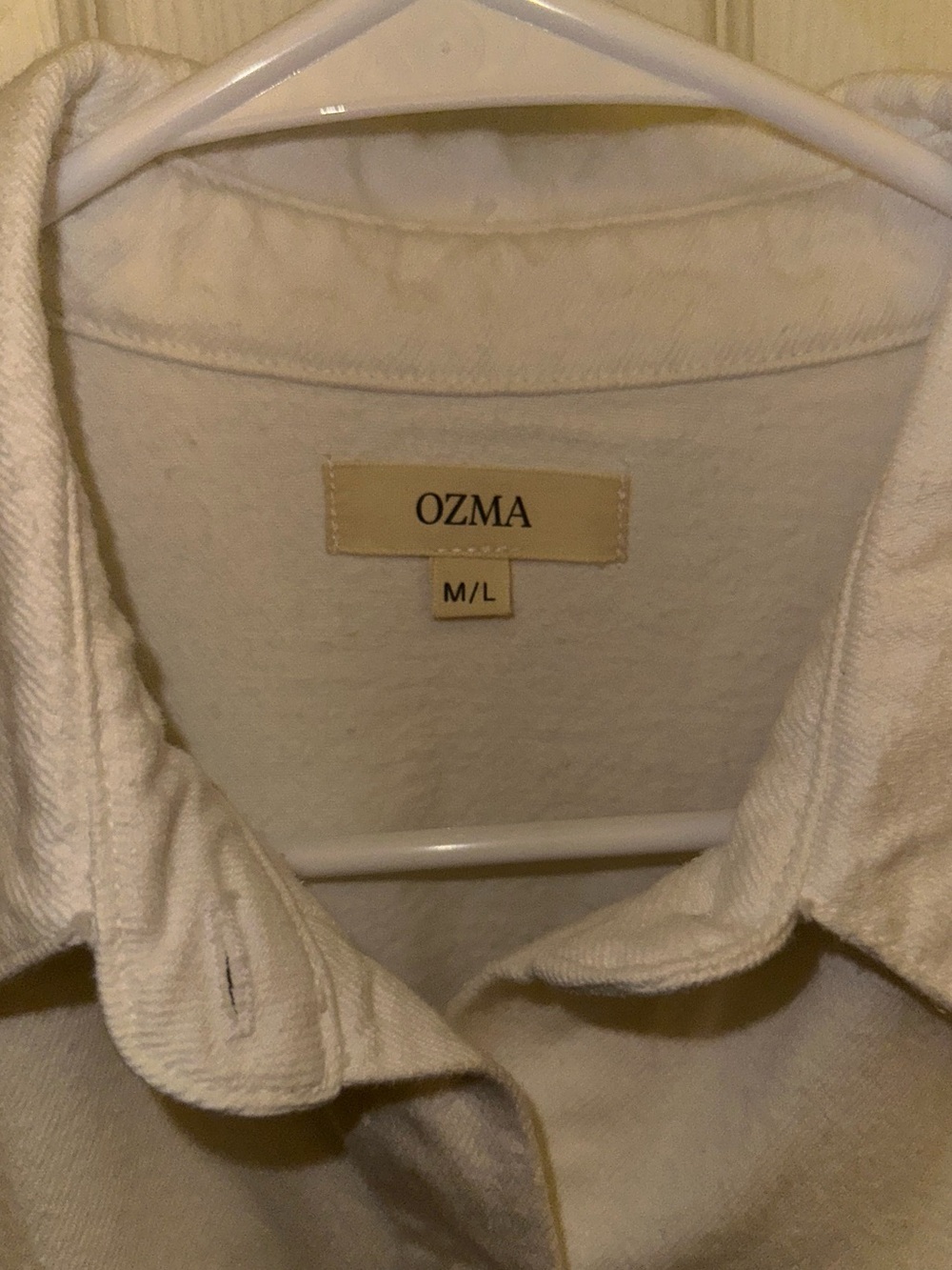 Ozma of California Denim Marcie Shirt in Salt - Picture 2 of 5